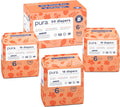 Pura Size 6 Eco-Friendly Diapers (29+ lbs) Hypoallergenic, Soft Organic Cotton, Sustainable, up to 12 Hours Leak Protection, Allergy UK, Recyclable Paper Packaging, 18 Count (Pack of 3) (54 Diapers)