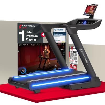 Sportstech sTread Pro/Lite: Klappbares Laufband mit 20 km/h, 17 % Steigung und 7 PS Motor ✨