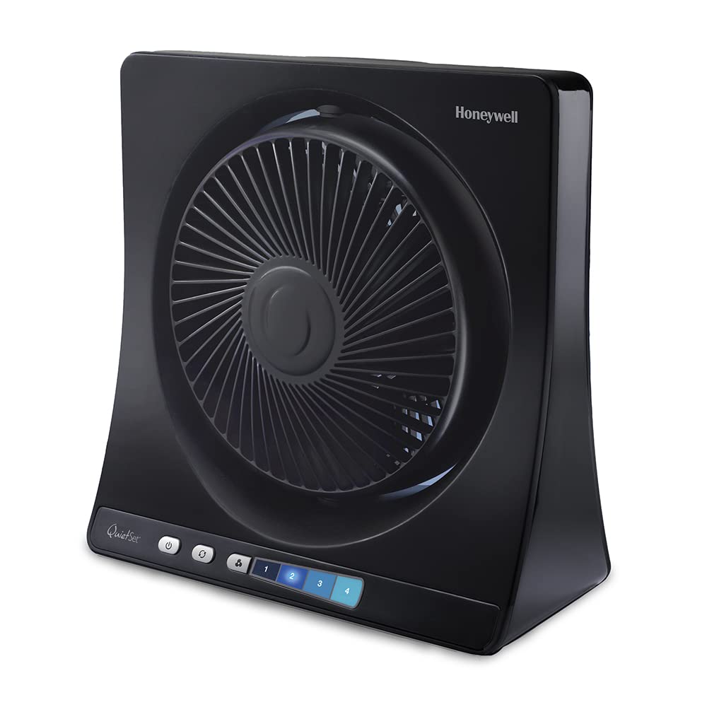 Honeywell HYF260E QuietSet Turmventilator 83cm – 5 Stufen, 80° Oszillation, 30W, Timer, Fernbedienung, Weiß
