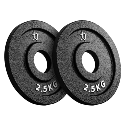 Strength Shop Gusseisen Hantelscheiben: Robuste 50mm Gewichtsscheiben für Langhantel ✨