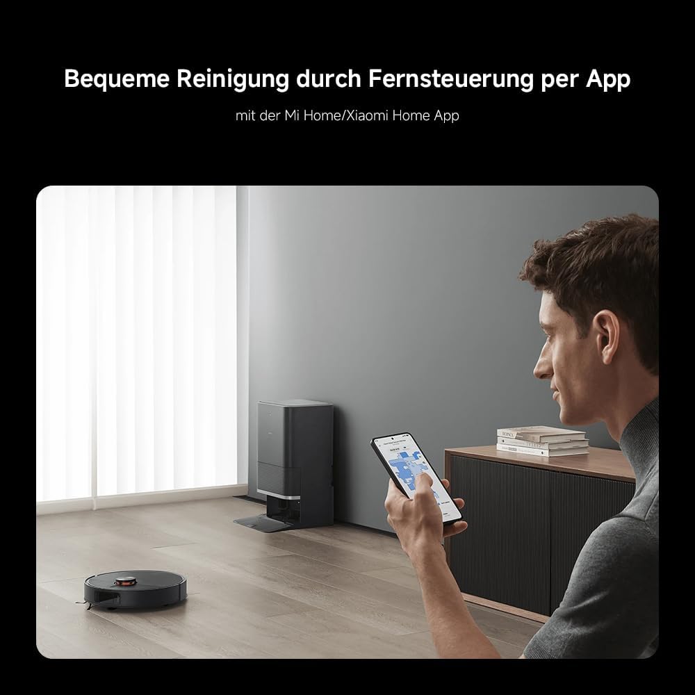 Xiaomi X20 Max, 8,000Pa, Dual Mop, Heißwasser, 75 Tage Staub, 5200mAh