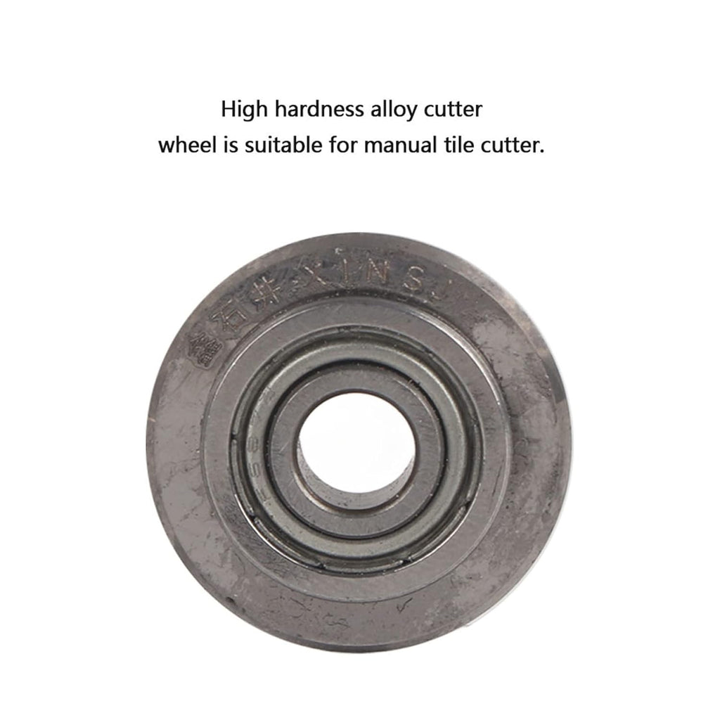 Tile Cutter Wheel, High Hardness Alloy Replacement Accessory for Straight and Angle Cutting, Suitable for Polished Tiles and Glass