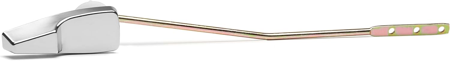 Qualihome Mansfield Toilet Handle Replacement, Front Mount Toilet Tank Lever Flush Handle (Chrome)