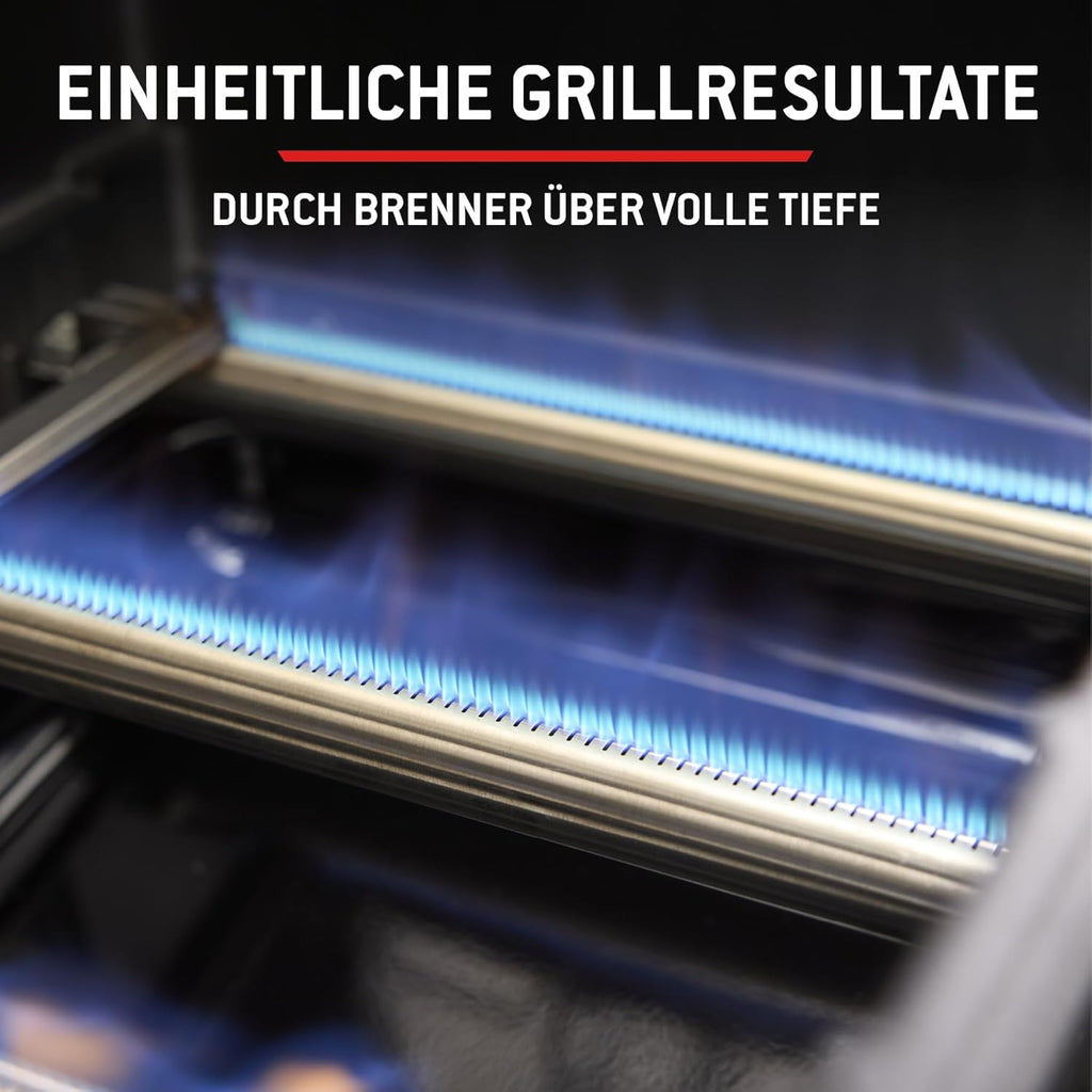 Weber Spirit E-310 Gasgrill 2025, 3 Brenner, 2346 cm², Gusseisen, Snap-Jet Zündung, Schwarz