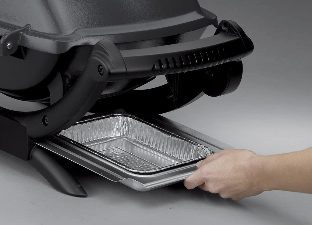 Weber Q 1400 Elektrogrill 2200W, Gusseisen, Balkon, Temperaturregelung, Dunkelgrau