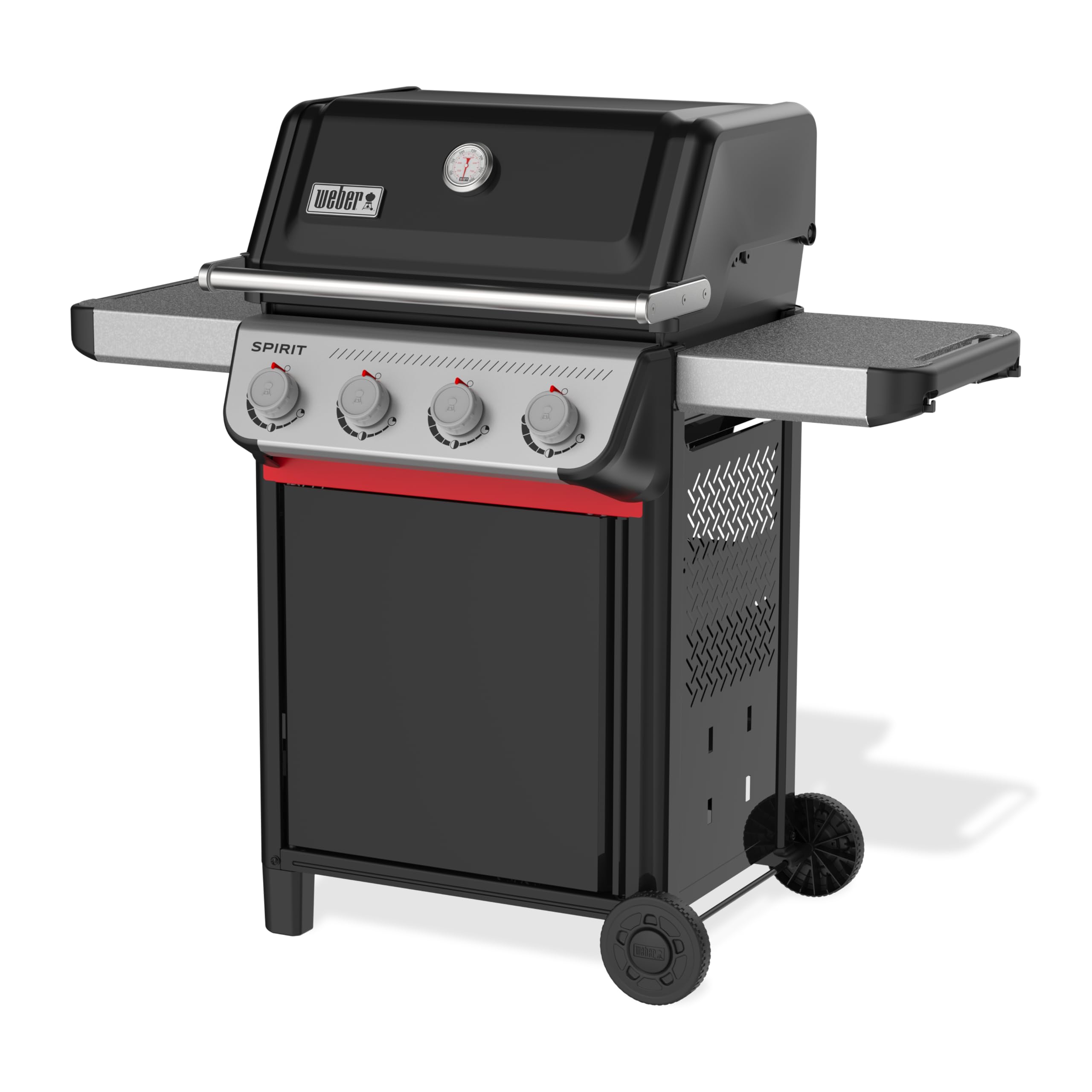 Weber Spirit E-310 Gasgrill 2025, 3 Brenner, 2346 cm², Gusseisen, Snap-Jet Zündung, Schwarz