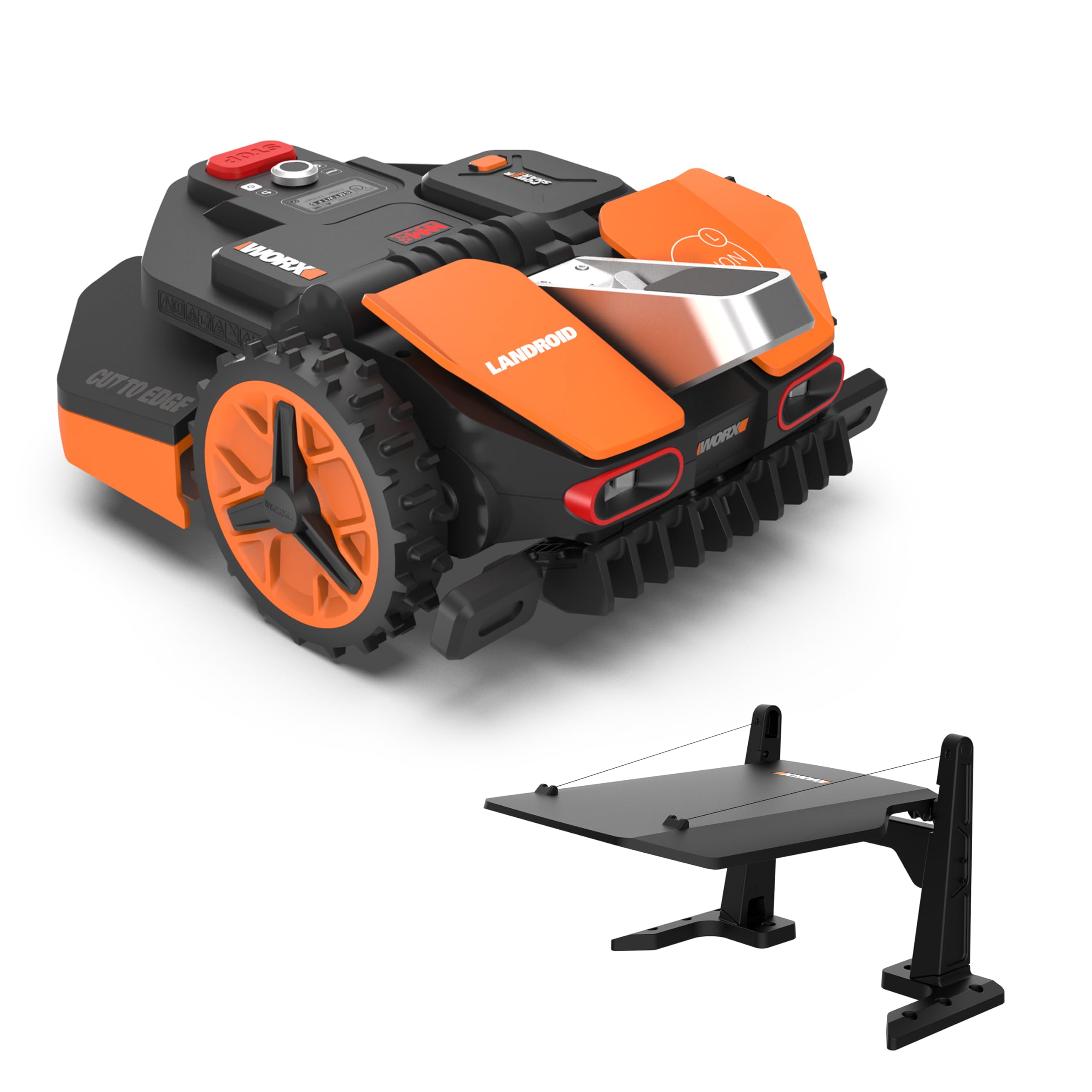 WORX Vision M800 Mähroboter 800 m² ohne Kabel, KI & Igelschutz