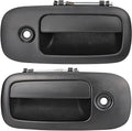 Pair Exterior Door Handles for 1996-2009 Chevy Express GMC Savana 1500 2500 3500 Van, Front Left Driver & Right Passenger Side Replace# 79320 79321 10359093,Textured Black