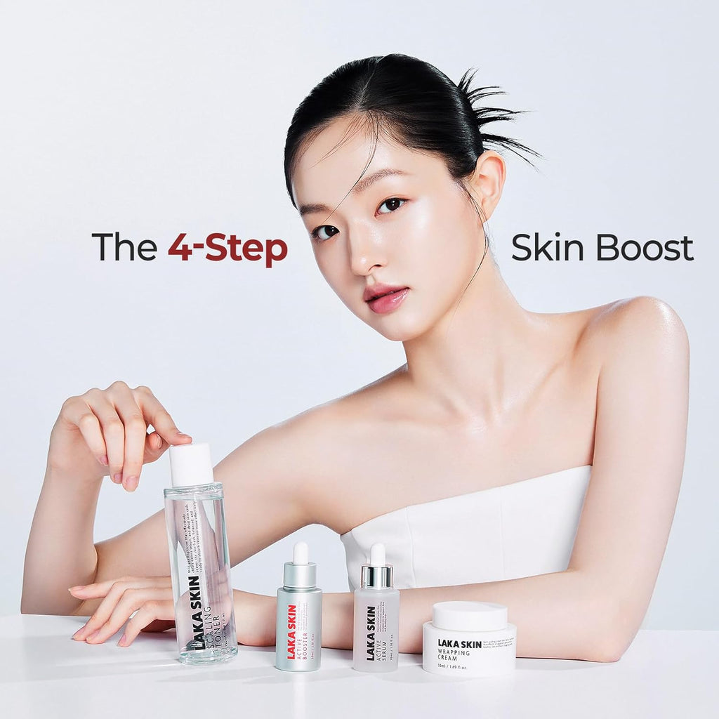 Laka Skin Wrapping Cream, PDRN Ceramide Moisturizer for Dewy Glass Skin, Skin Barrier Hydration, Non Comedogenic Tested, Korean Skincare, 1.69 fl.oz