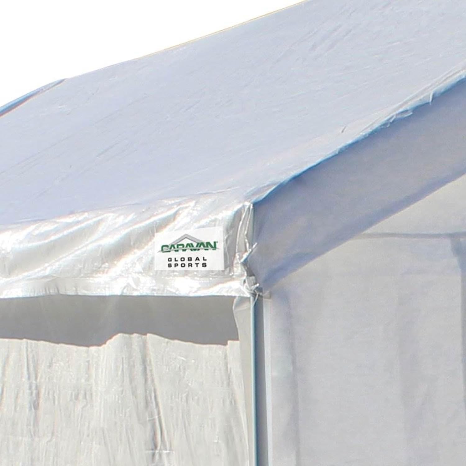 Caravan Canopy Tent Sidewalls for Domain Carport with Straps, Ideal for Garage Storage, Inflatable Garage Covering, White (Sidewalls Only)