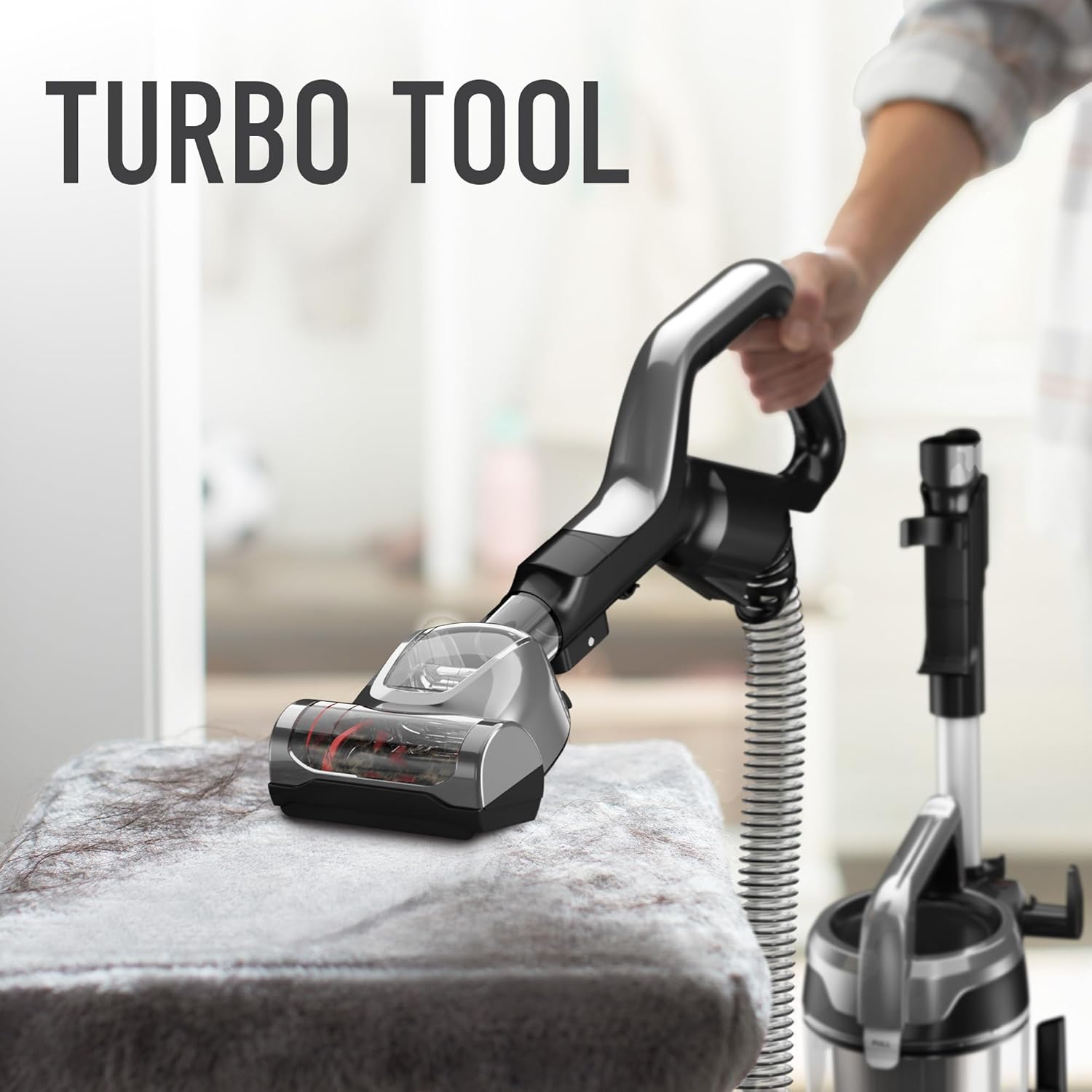 Hoover WindTunnel Swivel Pet Bagless Upright Vacuum Cleaner forhome use on Carpet and Hard Floors, Corded Upright Vacuum Cleaner for Pet Hair, Lightweight Design, Swivel Steering