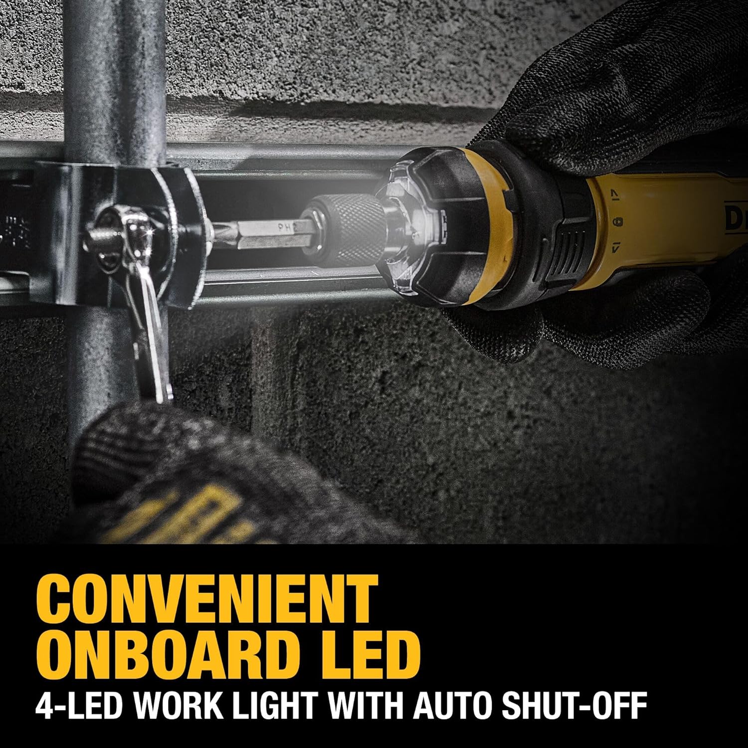 DEWALT Cordless Screwdriver, 4V USB Rechargeable Electric Screwdriver with 12 pcs Screwdriver Bit Set, LED Light, FLEXDRIVE Control, Compact, Ergonomic (DWHT66719)