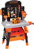 JAKKS Pacific Black+Decker Kids Workbench - Power Tools Workshop - Build Your Own Toy Tool Box – 75 Realistic Toy Tools and Accessories Amazon Exclusive