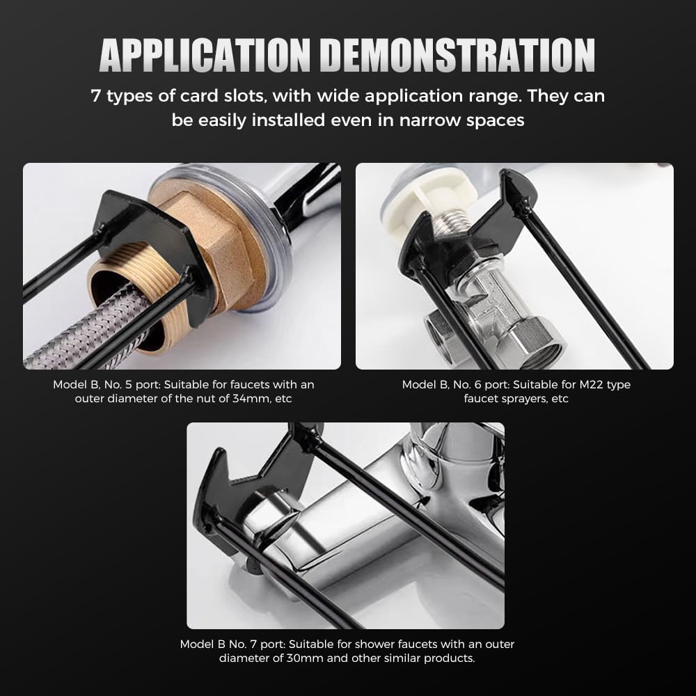 2 PCS Multifunctional Sink Wrench, 2026 Upgraded Sink Wrench Faucet Plumbing Tool, Basin Wrench Under Sink Faucet Wrench Tight Spaces Tools for Kitchen and Bathroom